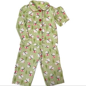 Girls Fleece Holiday Pajamas
